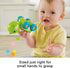 Fisher-Price Baby Crawling Toy Poppity Pop Turtle Push-Along Vehicle with Ball Popping Sounds for Infants Ages 6+ Months...