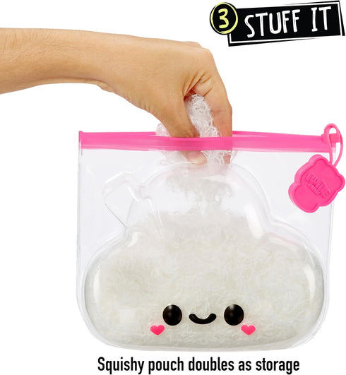 Fluffie Stuffiez Cloud Small Collectible Feature Plush - Surprise Reveal Unboxing with Huggable ASMR Fidget DIY Fur Pulling, Ultra Soft Fluff...