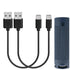 Geekria USB Speakers Short Charger Cable Compatible with Sony ULT Field 5/Field 3, SRS-XB100/XB43/XB33/XB23/XB13, LSPX-S3, USB Replacement Power C...