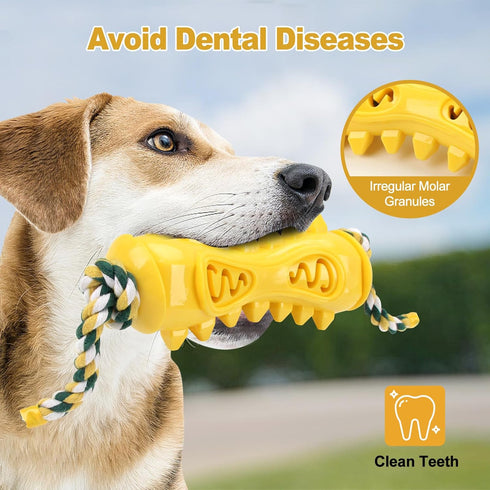 Jenilily Durable Dog Chew Toys for Aggressive Chewers, Puppy Teeth Chew Sticks for Small, Medium, Large Breeds...
