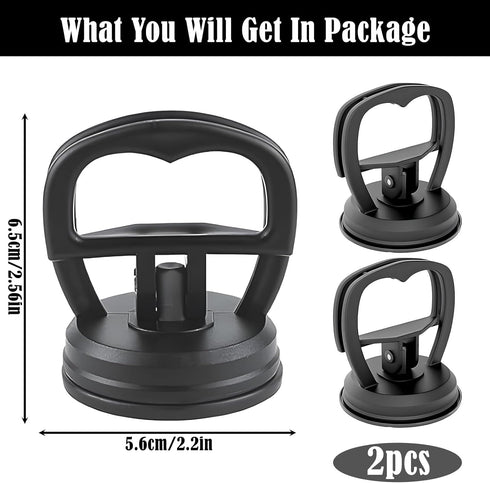 2 Pcs Car Dent Puller Removal Tools Kit, Powerful Puller for Window Handle, Refrigerator Dryer Door Handle Mirror Mobile Phone Tablet Disassembly ...