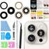 ASDAWN Back Rear Camera Lens Glass Replacement for iPhone 15 Pro 6.1 Inches with Pre-Installed Adhesive, ASDAWN Back Camera Lens Glass kit with In...