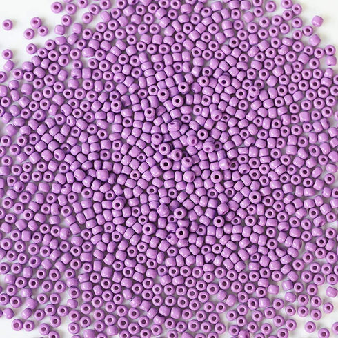 Bala&Fillic Purple Color 4mm Glass Seed Beads About 1400pcs in Box 6/0 Glass Craft Seed Beads for Jewelry Making (Purple)...