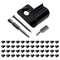 48-Pack Black Stainless Steel Start Clips, Deck Start Clips, Concealed Fasteners and Deck Start Clips with Deck Screws, for 400 Sqm,with two drill...