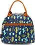 FlowFly Insulated Lunch Cooler Bag - Tote Bag Organizer for Women/Men, Cactus...
