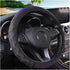 15 Inch Carbon Fiber Car Steering Wheel Cover, Breathable Anti-Slip Automotive Steering Wheel Covers, Car Interior Accessories for Men and Women, ...