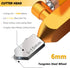 Manual Tile Cutter, 2 in 1 Glass Tile Cutter Hand Tool with Glass Breaking Pliers, Mirror Cutting Kit with 3 Tungsten Steel Blade for Home DIY Cut...