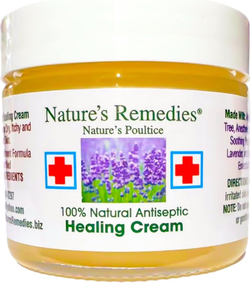 "100% Natural Antiseptic Healing Cream" Heals, Soothes and Relieves Dry, Itchy and Irritated Cracked Skin. an Ancestral Res-Q Ointment Formula Mad...