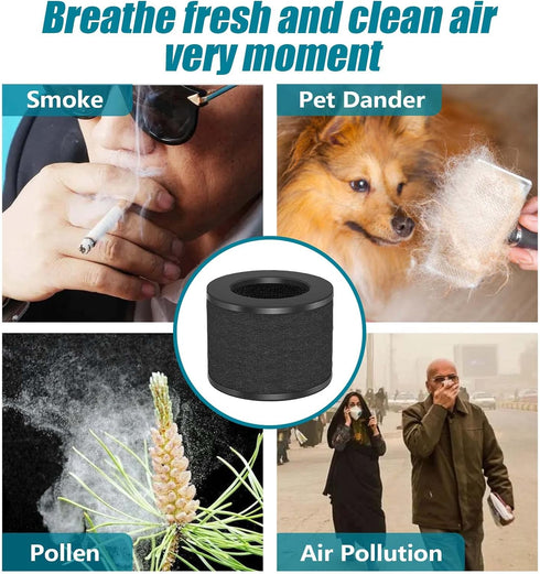 ToLife TZ-K1 Air Purifier Replacement Filter, MK01 MK06 Air Purifiers, 3-in-1 H13 HEPA Filter Replacement for Smoke Pollen Dander, Black...