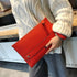 Women Envelope Clutch Bag PU Leather Female Day Clutches Large Purse Evening Bags with Wrist Strap...