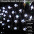Christmas Decorations Solar Snowflake String Lights Outdoor, Bright and Long Lasting 50LED Solar Christmas Lights Outdoor Waterproof, 31ft White C...