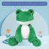 Green Frog Plush Toy, Cute Furry Frog Stuffed Animal, Soft Cuddly Plushie Hugger Toy for Boys Girls, Gifts for Kids or Girlfriend, 8.5 Inches...