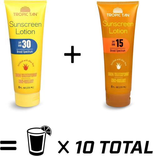 GoPong Sunscreen Flask 2 Pack (16 oz Total) - Hidden Alcohol Travel Flasks - 2 Secret Liquor Containers for Beaches, Cruises, and Sports Events...