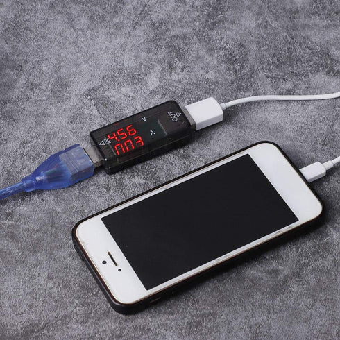 USB Tester, Multimeter Voltmeter Ammeter Current Meter USB Charger USB Voltage Meter Can Measure USB Powered Devices and is Compatible with QC2.0/...
