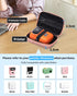 Memoking T02 Hard Storage Case - Compatible with Phomemo D30, SUPVAN E10, NIIMBOT D11, JADENS D110 and More, with Zipper Mesh Pocket, Waterproof D...