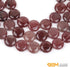 GEM-Inside Natural 20mm Coin Pink Rose Cherry Quartz Gemstone Loose Beads Energy Stone Handmade Beads for Jewelry Making Jewelry Beading Supplies ...