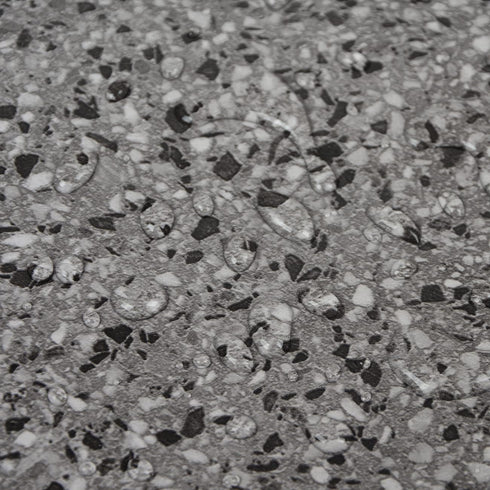 Dark Gray Terrazzo Contact Paper 78.8" X 16"Terrazzo Wallpaper for Bathroom Granite Countertop Peel and Stick Contact Paper for Desk Top Vinyl...