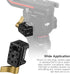 NATO Clamp, NATO Rail Lock Clamp Quick Release with 1/4" 3/8" ARRI Thread, Standard NATO Clamp for Camera Cage Friction Arm Ballhead Cold Shoe Mon...