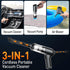 Mini Handheld Vacuum Cordless, Portable Car Vacuum Cleaner Rechargeable, 3 in 1 Dust Buster & Air Blower & Hand Pump Small High Power Vacuum for H...