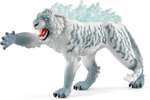 Schleich Eldrador Creatures Mythical Ice Tiger Action Figure - Featuring Ferocious and Fearsome Back Crystals, Durable Toy for Boys and Girls, Gif...