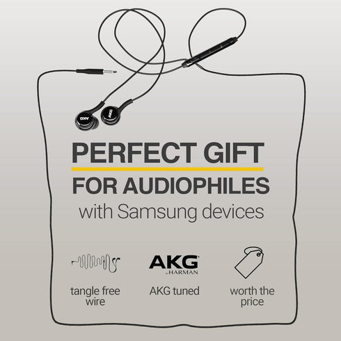 OEM Earbuds Stereo Headphones for Samsung Galaxy S10 S10e Plus A31 A71 Cable - Designed by AKG - with Microphone and Volume Buttons (Black)...