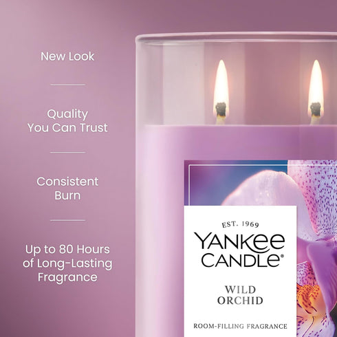 Yankee Candle Large Tumbler Scented Candle with up to 80 Hour Burn Time, Premium Plant Wax Blend for Consistent Burn, 20 oz Tumbler Candle with Ro...