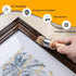 YiBaiBrush-Wax and Chalk Paint Brush, 2 Pack Wax Brushes and Chalk Paint for Furniture DIY Art Crafts, Natural Bristle Round Oval Chalk Paint Brus...