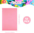 Morcheiong 12 Pcs Self Adhesive Felt Sheet Soft Felt Sheets with Adhesive Backing for Art Project and Sewing DIY Craft(11.8"x7.9"/30x20cm)- Pink...