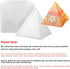 Large Pyramid Silicone Molds Big Pyramid Resin Mold Epoxy Resin Casting Molds with Plastic Stand Base for Jewelry Casting DIY Crafts...
