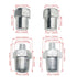 Car Battery Post Adapter Positive and Negative Battery Top Post to Side Terminal Adapters 3/8" Female/Male Stud Adapter (2pair)...