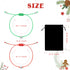 2Pcs Christmas Bracelets Gift for Friendship Couple Christian Sterling Silver Star Jewelry Accessories Set Green and Red Handmade Adjustable X'mas...