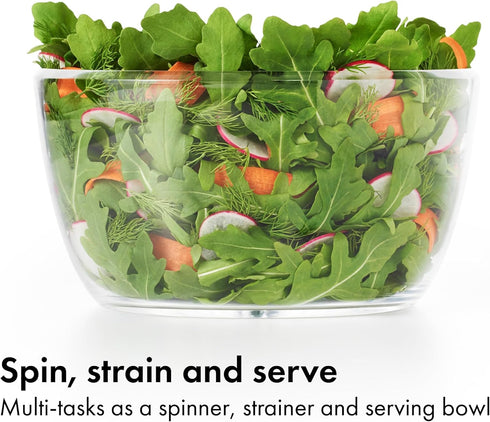 OXO Good Grips Little Salad & Herb Salad Spinner, Fruit Washer and Lettuce Spinner...