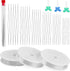37Pcs Beading Needle Set for Jewelry Making, 30Pcs Big Eye Beading Needles with Threader, Beading Embroidery Needles with Needle Bottle and Bracel...