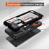Rossy for Samsung Galaxy A21 Wallet Case with Card Holder, Dual Layer Hybrid Soft Silicone Hard PC with Kickstand Feature Shockproof Protective Fl...