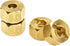 Brass 12mm Wheel Drive Hex Hub Adapter with Pins Counterweight Compatible with Axial SCX10 90046 Tamiya CC01 D90 Redcat Gen7 1/10 RC Crawler Car (...