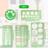 Circle Template 5 Pieces Plastic Circle and Oval Measuring Templates Circle Guide Stencil Geometry Rulers Geometric Drawings Templates for Office ...