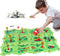 Puzzle Track Car Play Set, Plastic Puzzles for Kids with Vehicles, Railcar Puzzle, Car Tracks for Toddlers, Toys Gifts for 2 3 4 5 6 Year Old Boys...