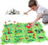 Puzzle Track Car Play Set, Plastic Puzzles for Kids with Vehicles, Railcar Puzzle, Car Tracks for Toddlers, Toys Gifts for 2 3 4 5 6 Year Old Boys...