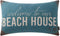 TRENDIN Welcome to Our Beach House Pillow Cover 20x12 Inch for Cabin Lodge Decor Couch Pillowcase Cotton Linen PL453TR...