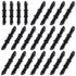 60Pcs 1/4 Inch Drip Irrigation Coupling Fittings Straight Coupling Barbed Connector for 4/7mm Tube Drip Irrigation Watering System...