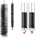 Tube Cleaning Brush, 12Pcs Set 8 Inch Long Nylon Flexible Bottle Brushes, Straw Cleaner for Narrow Neck Bottles Cups (Black - 12PCS)...