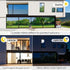 Window Tint for Home Window Privacy Film See Out Not in,Heat Block 95% UV One Way Reflective Window Film Static Cling for Door Window Home Office(...