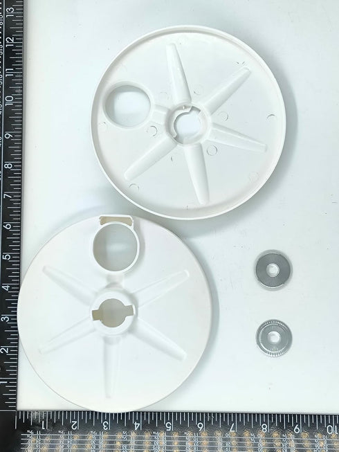 Nimiah Replacement WHEEL DUST COVER 127-6840 fit Toro 105-1838 108-3794 110-1789 110-1792 127-6840(2 pcs)...
