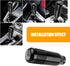 Pack-1 Manual Car Shift Knob with 0.31In/0.39In/0.47In (8mm/10mm/12mm) Adapters, Personalized American Flag Design, Universal 3.34In Waterproof Me...