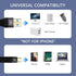 CERRXIAN 10Gbps Short USB Type C Cable,5inch USB A 3.0 Male to USB C 3.1 Male Cable,USB C 3.1 3A Fast Charging FPC Flat Cable Compatible with Powe...