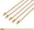 BronaGrand 150pcs 100mm Long Bead Connector Clasp 2.4 mm Diameter Ball Bead Chains Keychain Tag Key Rings...