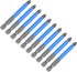 10 Pcs Magnetic Phillips Screwdriver Bit Set 2.56 inch Long, PH2 Phillips Bits Set, Non-Slip Cross Head Electric Screwdriver Bits Set 1/4" Hex Sha...