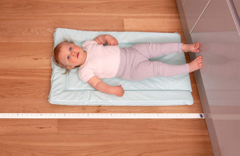 Measure Me! Baby Roll-up Door Frame Growth Height Chart for Children Kids Room - Little White One (inches)...