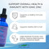 Eidon Ionic Minerals Liquid Zinc Concentrate - Ionic Zinc Supplement Drops for Adults and Kids, Support Immune System, Hair and Skin, Liver and Ki...
