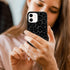 Cute Punchy Black Leopard Cheetah Print Phone Case for iPhone 12 Mini Case for Preppy Girls Women 5.4"...